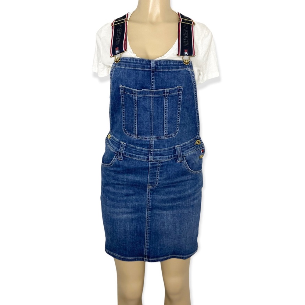 Vintage Tommy Hilfiger denim overall dress